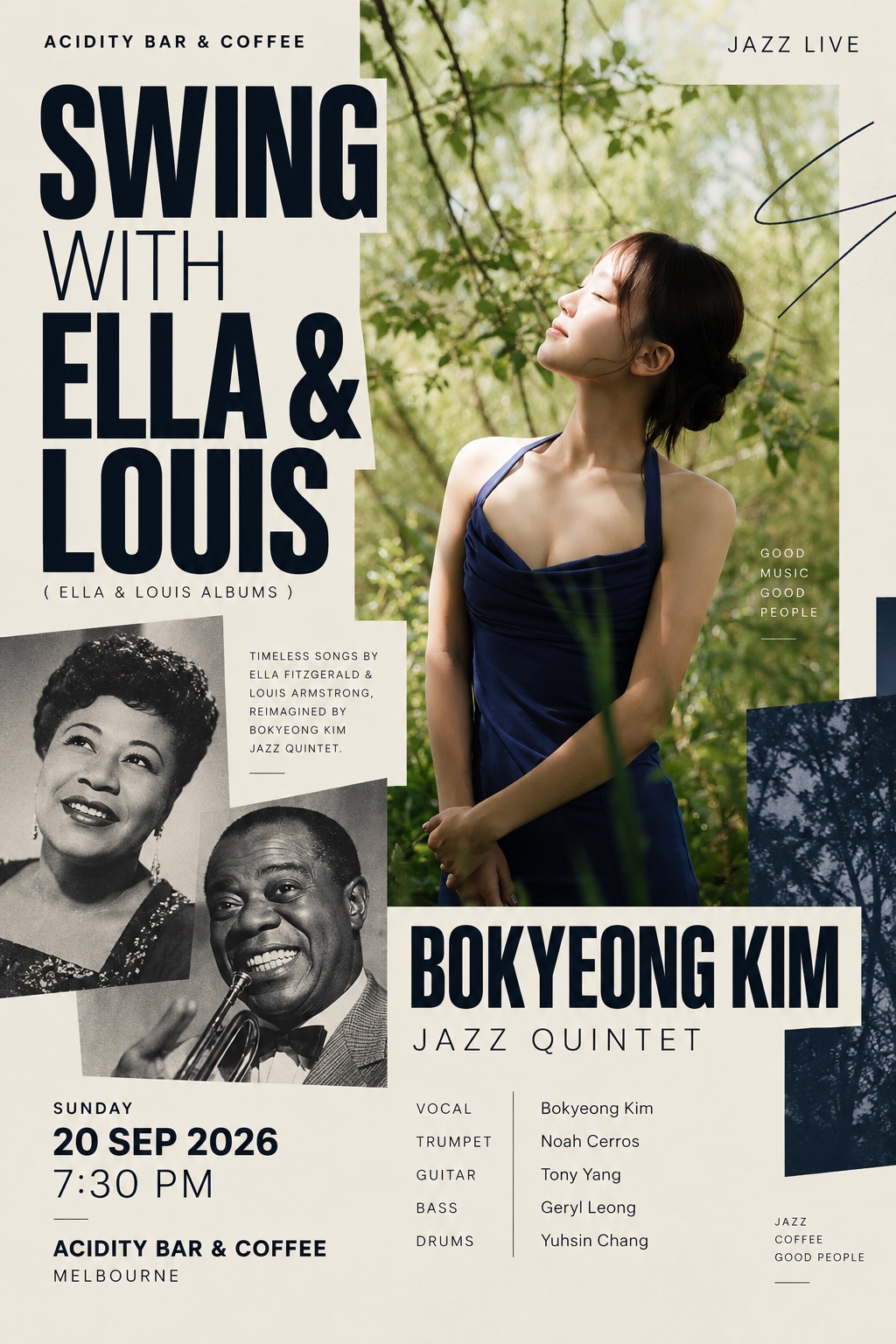 The Music of Ella and Louis featuring Bokyeong Kim poster